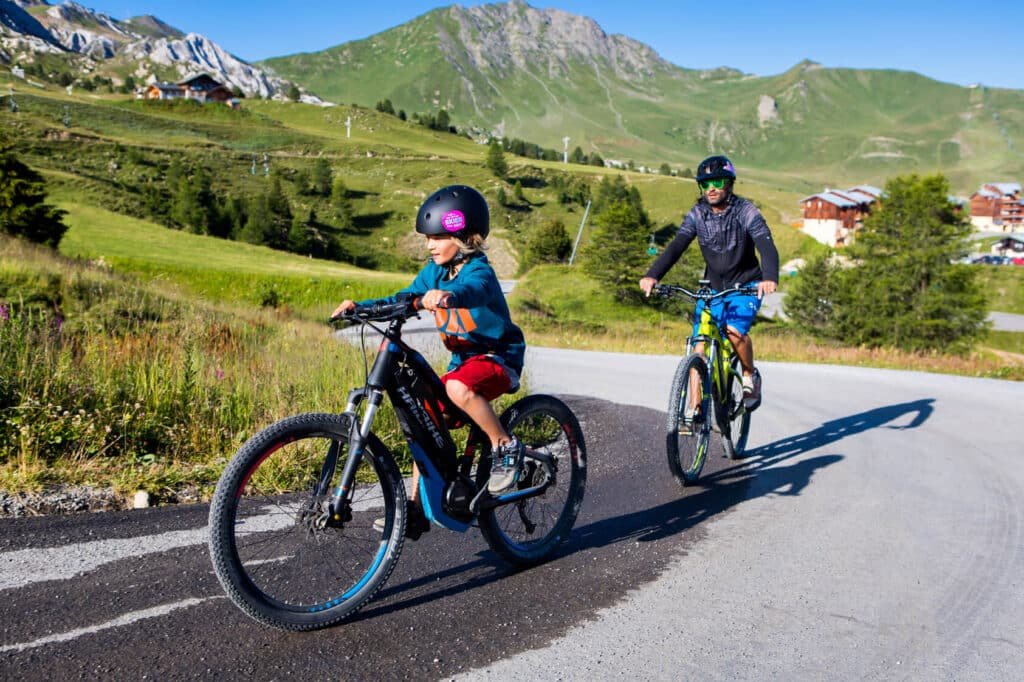 VTT électrique enfant et parent