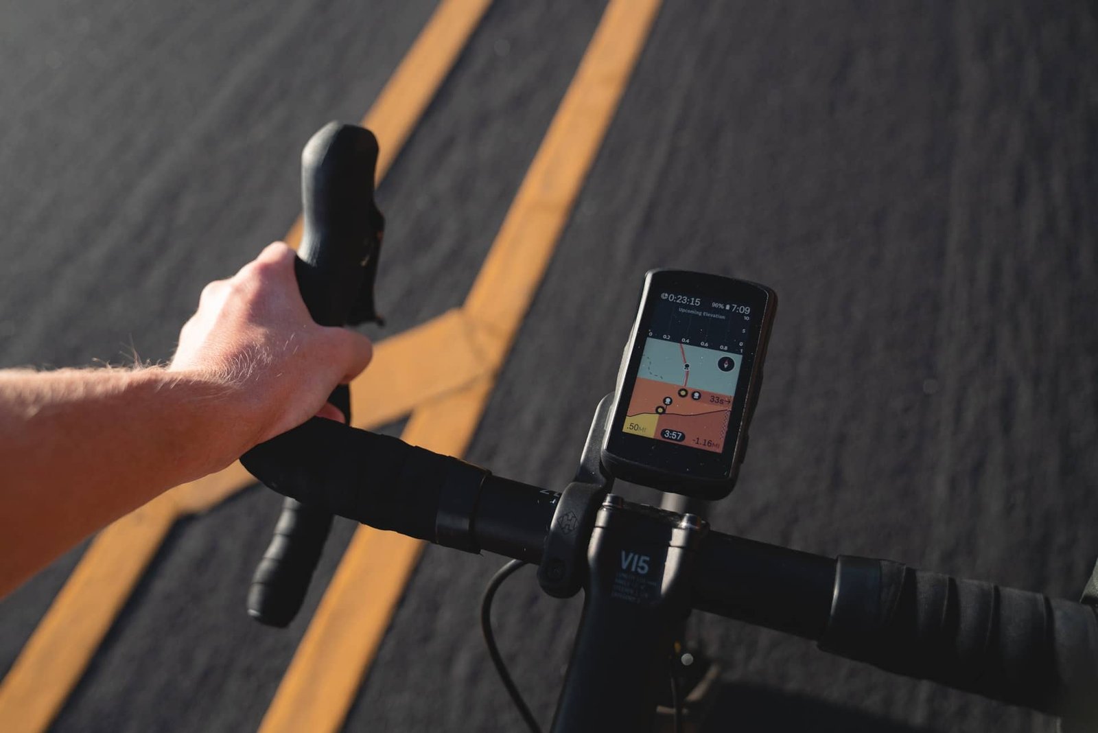 GPS de vélo - Navigation et vitesse