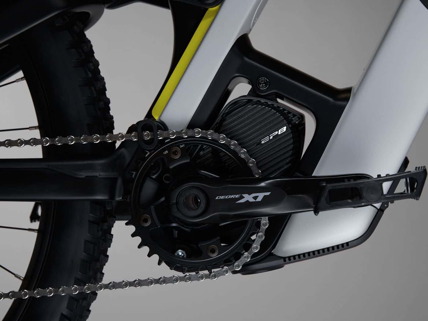 VTT électrique Husqvarna - moteur dans le pédalier